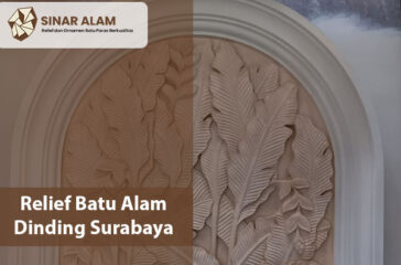 Relief Batu Alam Dinding Surabaya