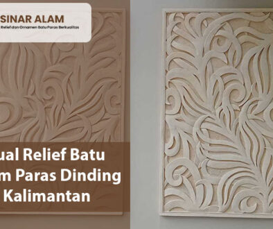 Jual Relief Batu Alam Paras Dinding Kalimantan