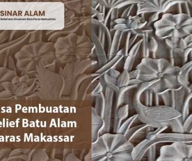 Jasa Pembuatan Relief Batu Alam Paras Makassar