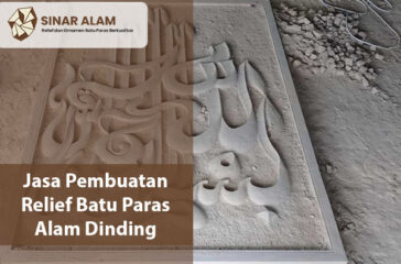 Jasa Pembuatan Relief Batu Paras Alam Dinding Morowali