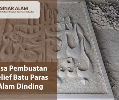 Jasa Pembuatan Relief Batu Paras Alam Dinding Morowali